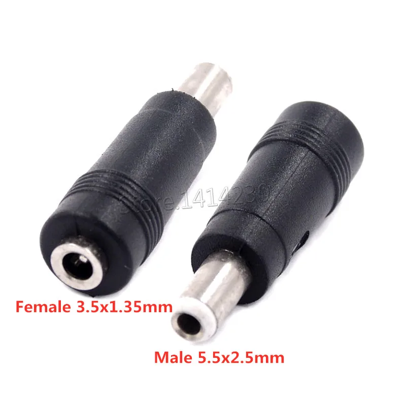 DC Power Adapter Connector Plug DC Conversion Head Jack Male 5.5*2.5mm Turn Socket Female 3.5*1.3mm
DC Power Adapter Connector Plug DC Conversion Head Jack Male 5.5*2.5mm Turn Socket Female 3.5*1.3mm