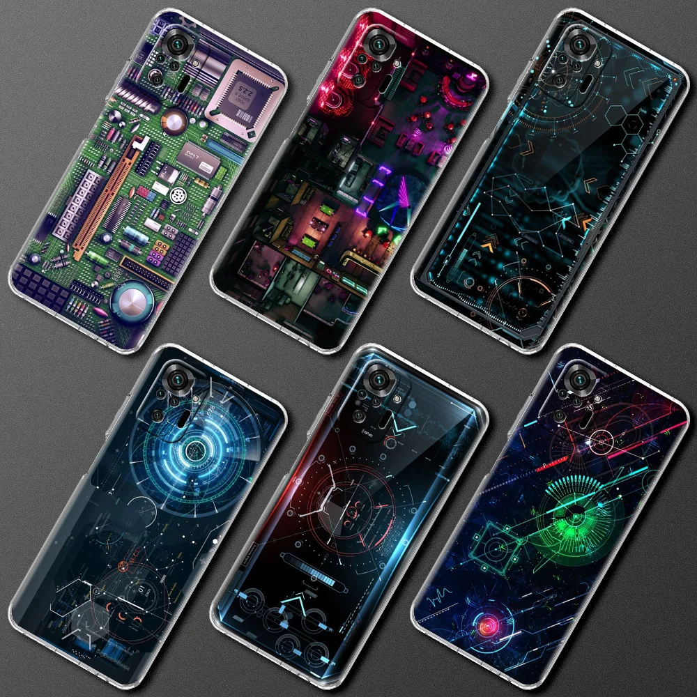 Circuit Board Soft Transparent Phone Cover for Redmi 8 8A 9A 9C 9 Note 7 8 9 10 Pro Shell Bag For Xiaomi Mi X3 NFC M3 Case Coque
Circuit Board Soft Transparent Phone Cover for Redmi 8 8A 9A 9C 9 Note 7 8 9 10 Pro Shell Bag For Xiaomi Mi X3 NFC M3 Case Coque