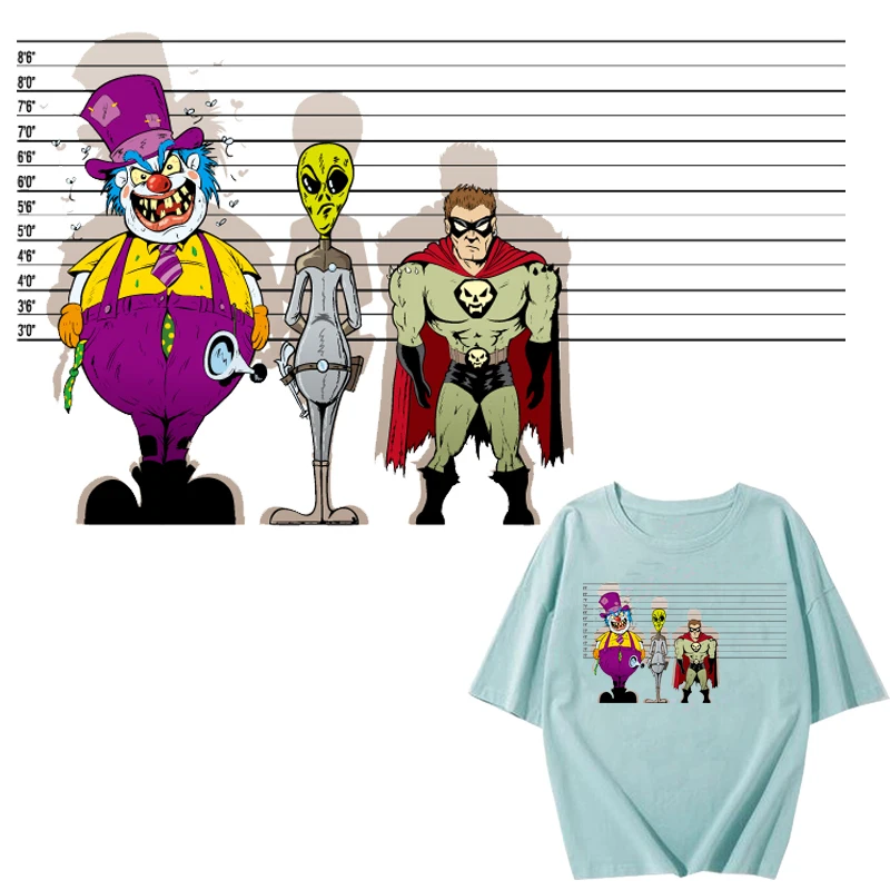 joker Alien Patches thermal Stickers on Clothes Iron-on Transfers for Clothing Thermoadhesive Patch diy Applique for t shirt
joker Alien Patches thermal Stickers on Clothes Iron-on Transfers for Clothing Thermoadhesive Patch diy Applique for t shirt