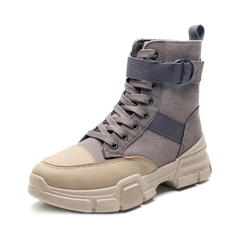 Fashion Canvas Martin Boots Female Lace-up Casual Ankle Platform Boots 2021 Autumn Winter Women Boots Thick Heels Sneakers Shoes
Fashion Canvas Martin Boots Female Lace-up Casual Ankle Platform Boots 2021 Autumn Winter Women Boots Thick Heels Sneakers Shoes