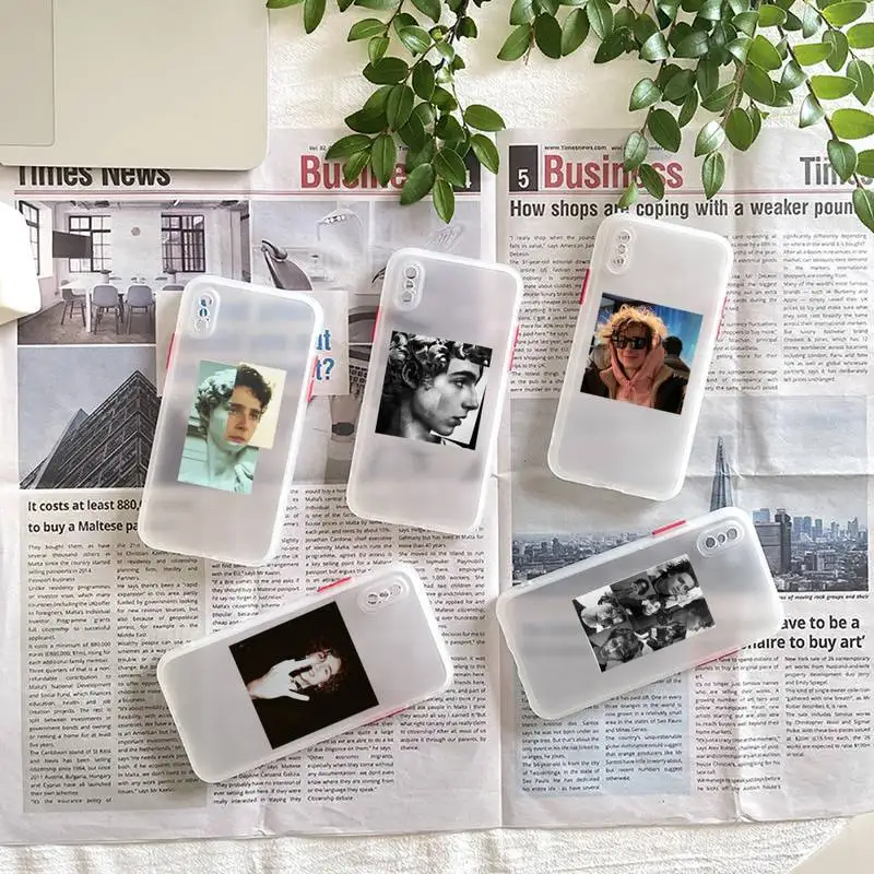 Timothy Chalmet call me by you name Phone Case matte transparent For iphone 7 8 11 12 13 plus mini x xs xr pro max cover
Timothy Chalmet call me by you name Phone Case matte transparent For iphone 7 8 11 12 13 plus mini x xs xr pro max cover