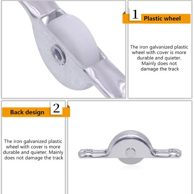10 шт. нейлоновый роликовый шкив для дверей окон ящиков R9UC | Обустройство дома