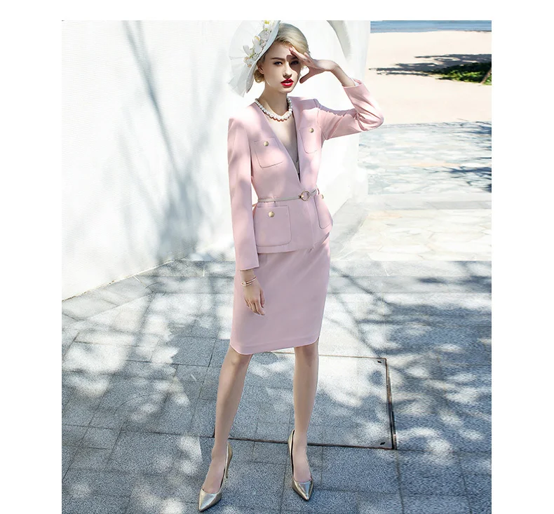 2020 Autumn Winter Suits Women Two Piece Set Elegant Office Lady Formal Work Wear Deep V Neck Blazer Jacket Pencil Skirt
2020 Autumn Winter Suits Women Two Piece Set Elegant Office Lady Formal Work Wear Deep V Neck Blazer Jacket Pencil Skirt