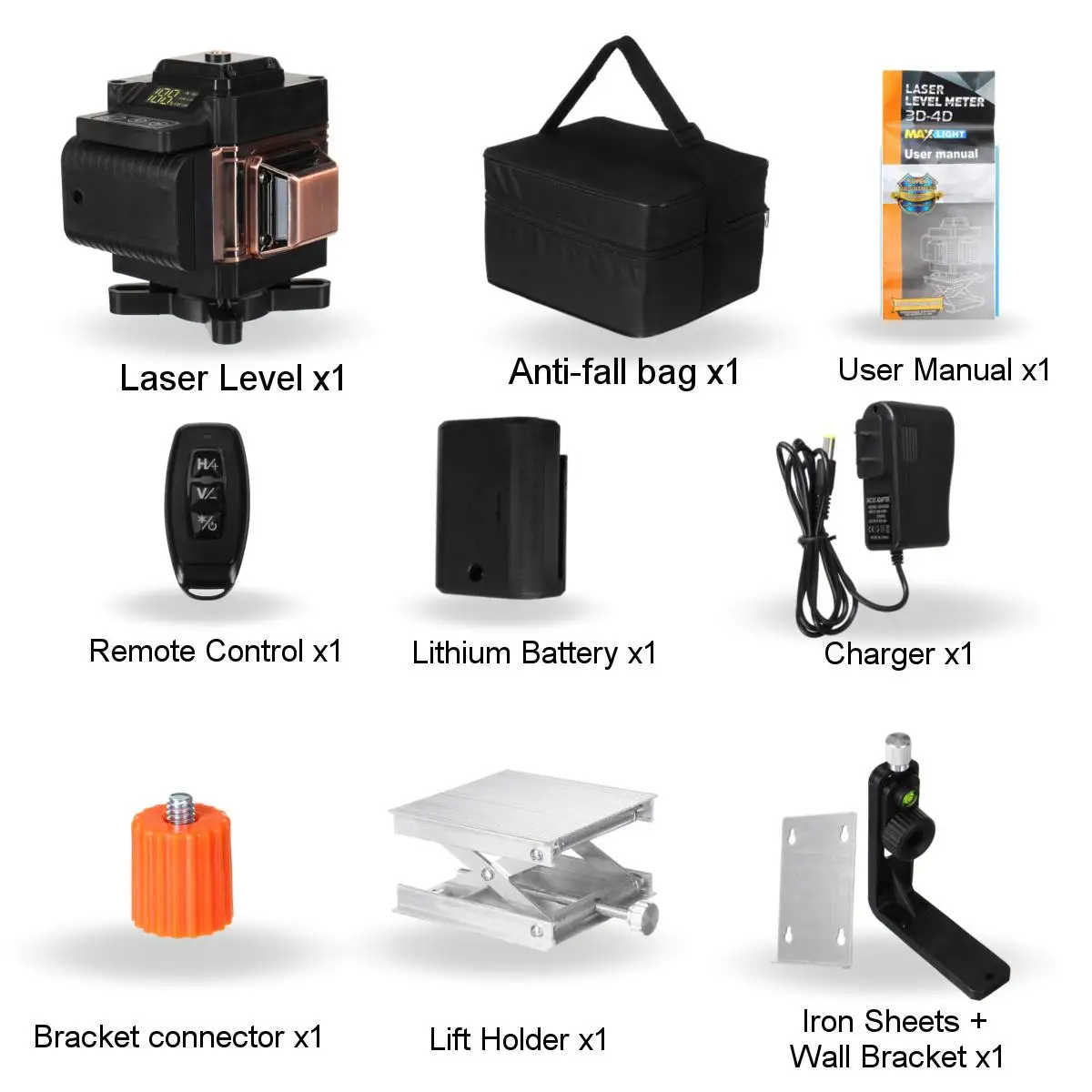 Laser Level 12 Lines 3D Self-Leveling 360 Horizontal And Vertical Cross Super Powerful Green Laser Beam Line Measurement
Laser Level 12 Lines 3D Self-Leveling 360 Horizontal And Vertical Cross Super Powerful Green Laser Beam Line Measurement