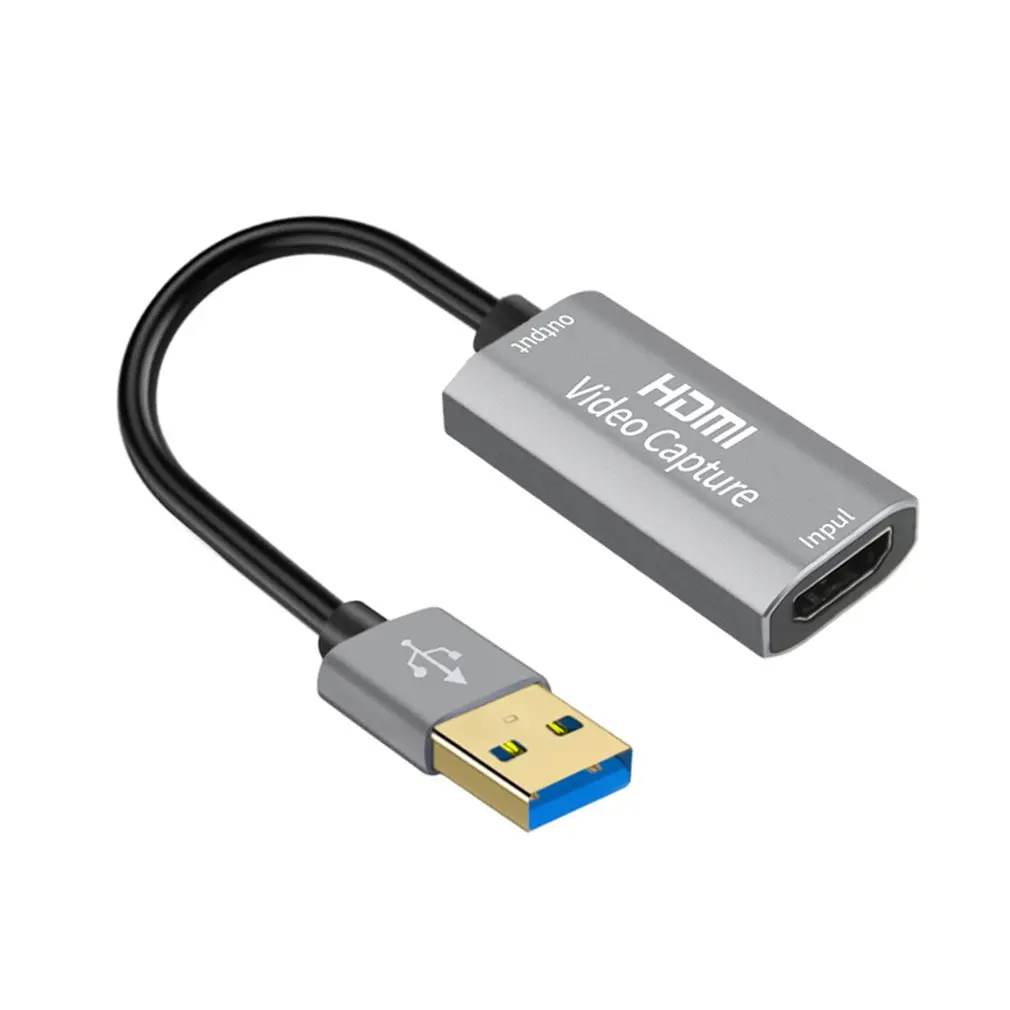 USB 3.0 Video Capture Card 1080P 60fps 4K HDMI-compatible Video Grabber Box for Macbook PS4 Game Camera Recorder Live Streaming
USB 3.0 Video Capture Card 1080P 60fps 4K HDMI-compatible Video Grabber Box for Macbook PS4 Game Camera Recorder Live Streaming