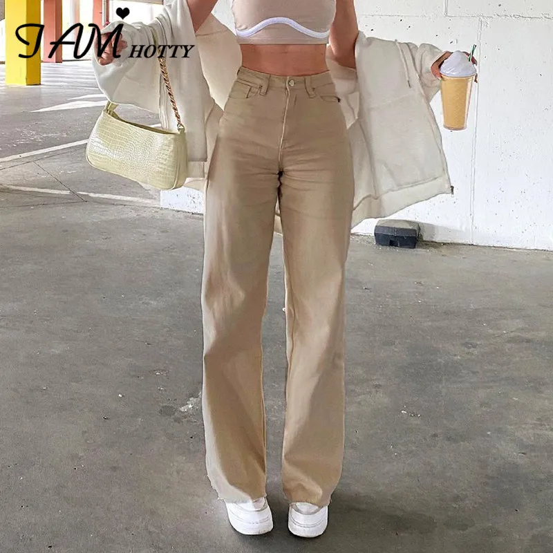 FAKUNTN Wide Leg Khaki Cargo Mom Jeans Women Classic High Waist Baggy Straight Casual Pants Aesthetic Vintage Denim Trousers
FAKUNTN Wide Leg Khaki Cargo Mom Jeans Women Classic High Waist Baggy Straight Casual Pants Aesthetic Vintage Denim Trousers