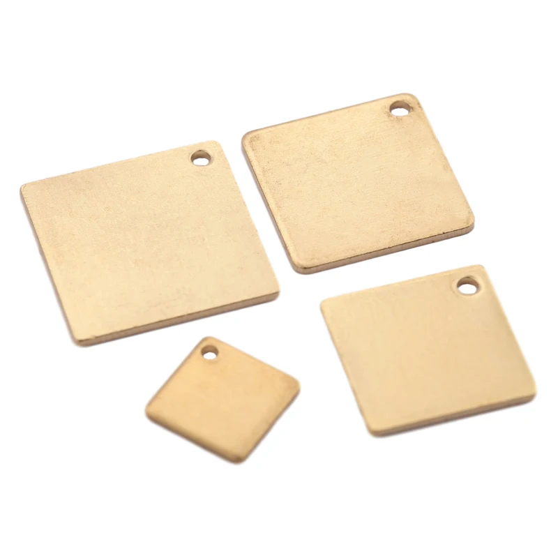 20Pcs Raw Brass Metal Stamping Blank Flat Square Disc Charms Tag Jewelry Findings 8mm 12mm 15mm DIY For Pendant Necklace Making
20Pcs Raw Brass Metal Stamping Blank Flat Square Disc Charms Tag Jewelry Findings 8mm 12mm 15mm DIY For Pendant Necklace Making