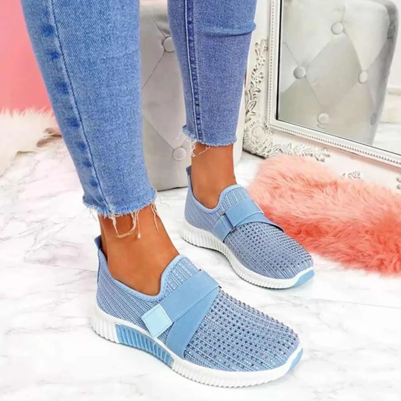 Women Sneakers 2020 New Bling Rhinestone Ladies Shoes Slip On Comfortable Sole Running Walking Shoes Female Flat Sports Shoes
Women Sneakers 2020 New Bling Rhinestone Ladies Shoes Slip On Comfortable Sole Running Walking Shoes Female Flat Sports Shoes
