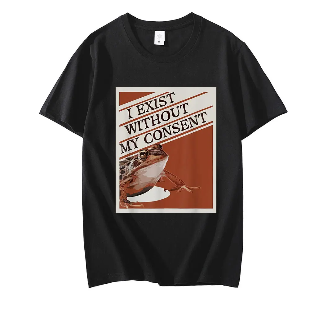 Забавная суперреалистичная футболка «я существую без моего разрешения лягушки», топы с принтом, 100% хлопок, мужские и женские повседневные с...
Забавная суперреалистичная футболка «я существую без моего разрешения лягушки», топы с принтом, 100% хлопок, мужские и женские повседневные с...