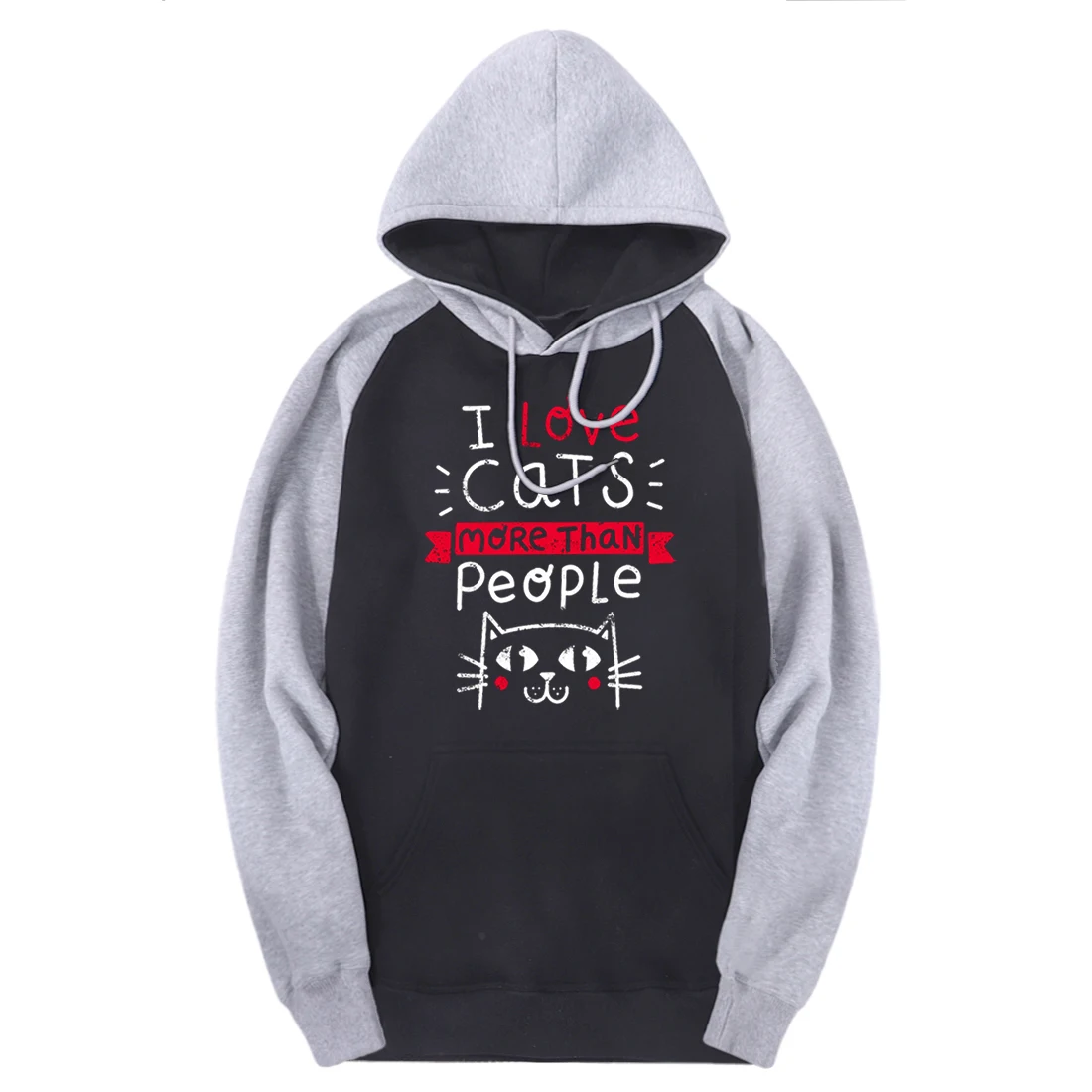 I Love Cats Solid Man's Raglan Sweatshirts Hooded Fleece Casual Clothing Winter Autumn Hoodies Male Hip Hop Outdoor Hoody Homme
I Love Cats Solid Man's Raglan Sweatshirts Hooded Fleece Casual Clothing Winter Autumn Hoodies Male Hip Hop Outdoor Hoody Homme