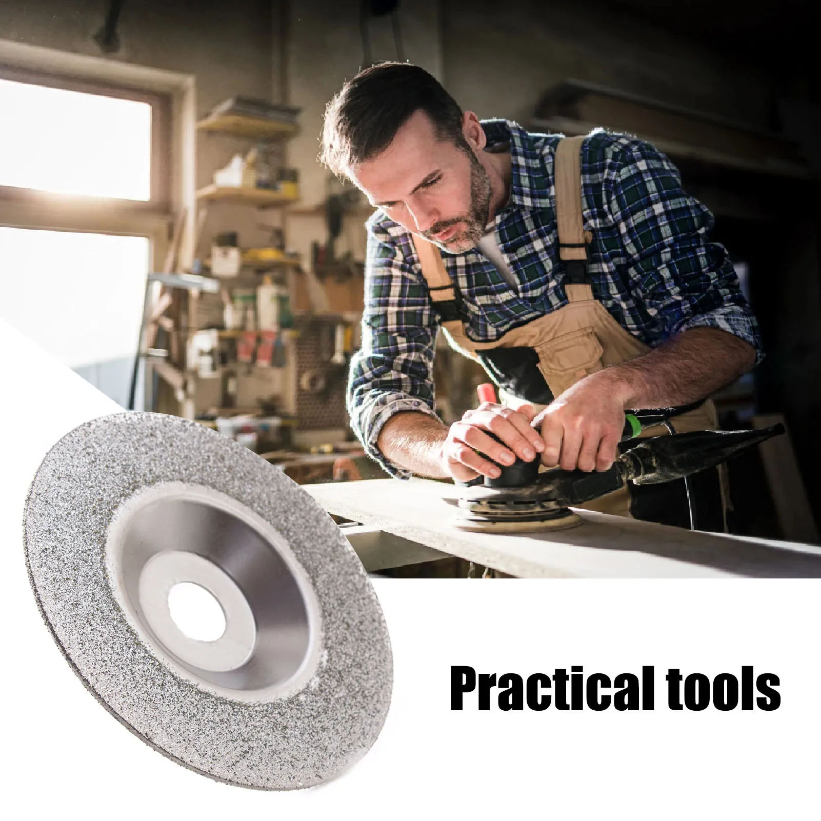 4in Diamond Grinding Disc Wheel Coated Grit 60 Convex Stone Tools for Angle Grinder
4in Diamond Grinding Disc Wheel Coated Grit 60 Convex Stone Tools for Angle Grinder