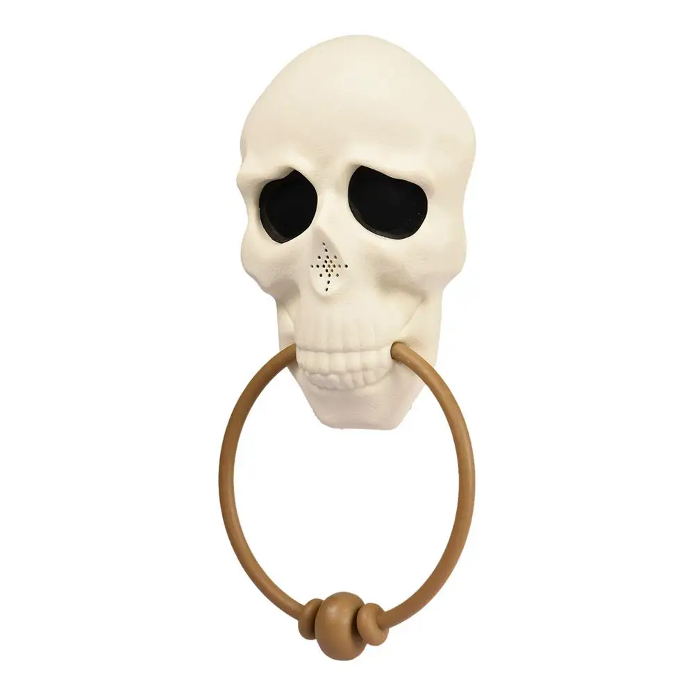 Halloween Skull Doorbell Touch Sounds LED Light Control Halloween Decorations Electric Skull Toy Tricky And Funny Decoration
Halloween Skull Doorbell Touch Sounds LED Light Control Halloween Decorations Electric Skull Toy Tricky And Funny Decoration
