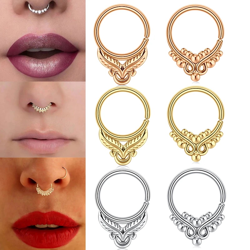 18G 1pcs Septum Ring Hoop Nose Ring Piercing Stainless Steel Body Jewelry Piercing 8mm 
18G 1pcs Septum Ring Hoop Nose Ring Piercing Stainless Steel Body Jewelry Piercing 8mm