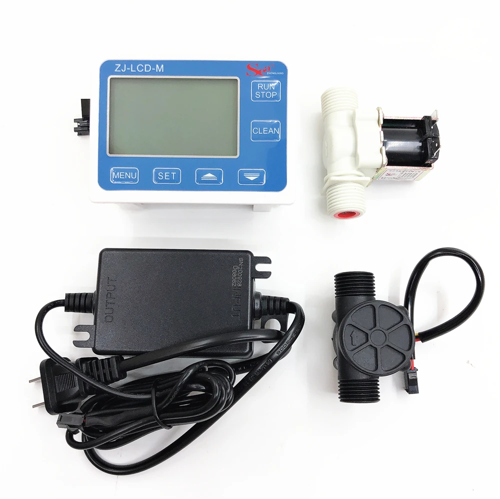 ZJ LCD M meter 1/2 "клапан датчика расхода для измерения воды и жидкости|Расходомеры| |