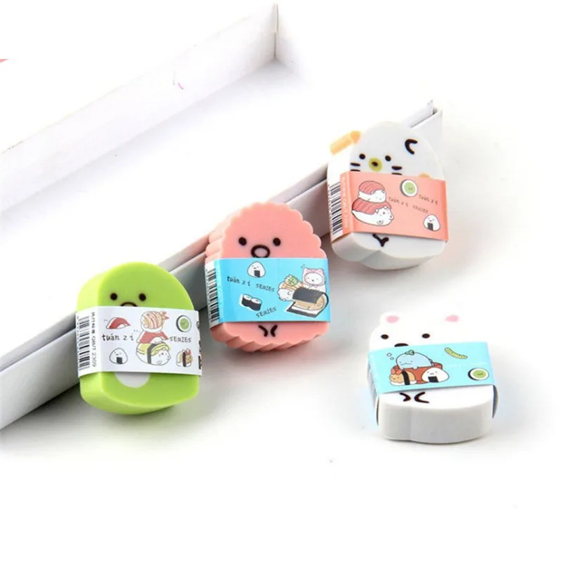 36 pcs/lot Sumikko Gurashi Eraser Cartoon Animal Writing Drawing Rubber Pencil Eraser Stationery For Kids Gifts school suppies
36 pcs/lot Sumikko Gurashi Eraser Cartoon Animal Writing Drawing Rubber Pencil Eraser Stationery For Kids Gifts school suppies