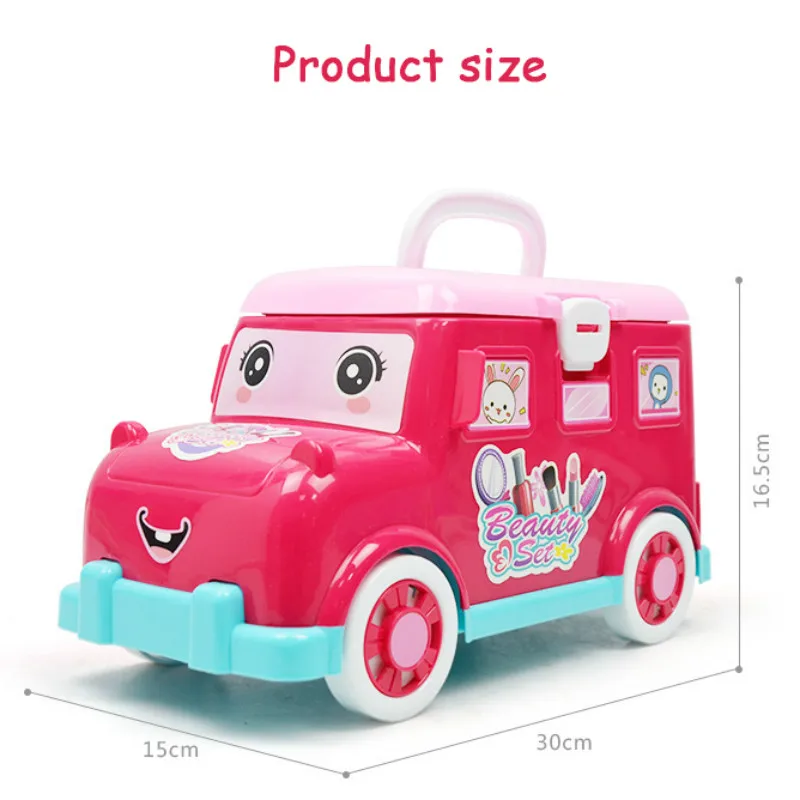 Simulation DIY Makeup Cosmetic Bus Toys Pretend Beauty Hairdressing Tools Children's Early Educational Toy Girls Birthday Gifts
Simulation DIY Makeup Cosmetic Bus Toys Pretend Beauty Hairdressing Tools Children's Early Educational Toy Girls Birthday Gifts