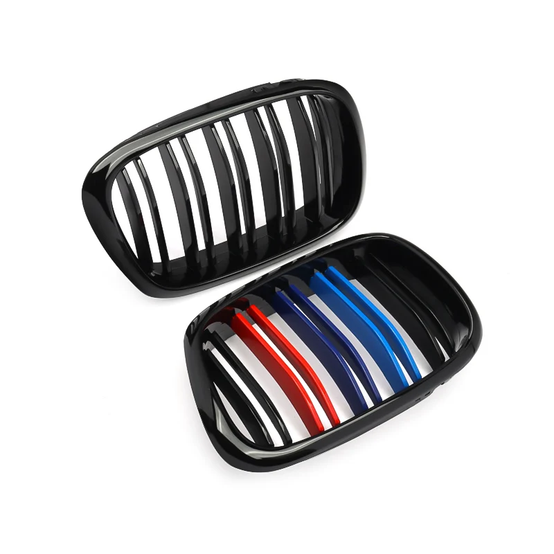 MagicKit One Pair Dual Line Gloss Black M-Color Front Grilles Grille For BMW 5 Series E39 99-03
MagicKit One Pair Dual Line Gloss Black M-Color Front Grilles Grille For BMW 5 Series E39 99-03