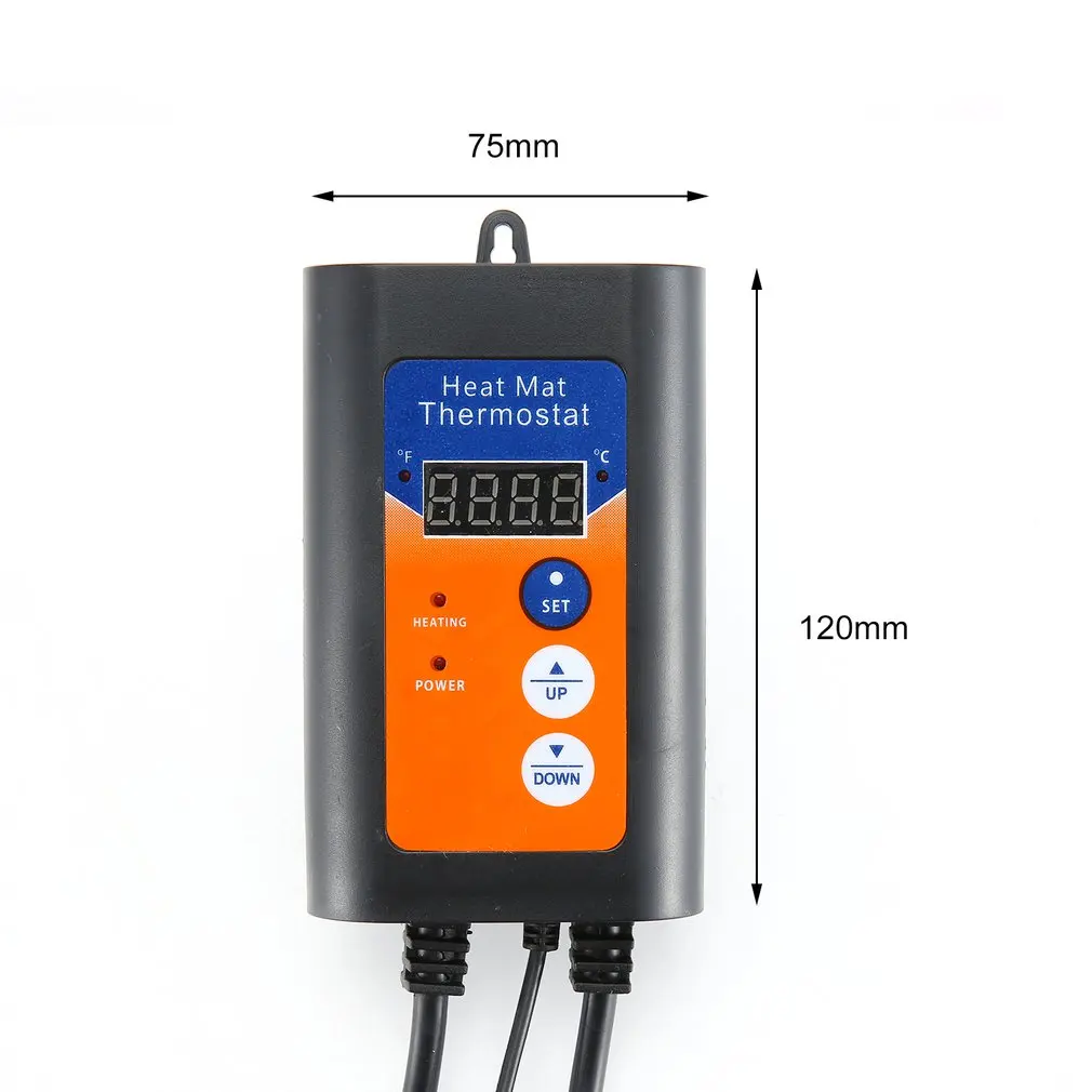 Heat Mat Thermostat Plastic Propagation Tray Hydroponic Horticulture Growing Equipment Heat Mat Temperature Controller
Heat Mat Thermostat Plastic Propagation Tray Hydroponic Horticulture Growing Equipment Heat Mat Temperature Controller