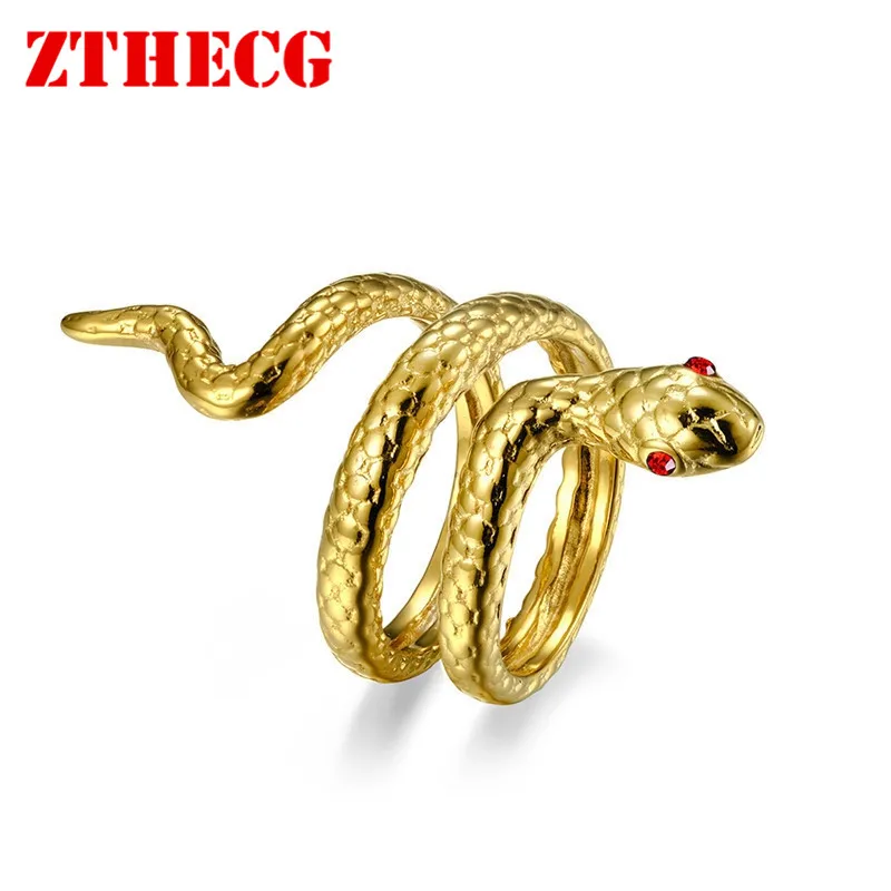 High-quality Retro Punk Snake Ring for Men Women Exaggerated Gold Color Fashion Personality Stereoscopic Rings Dropshipping
High-quality Retro Punk Snake Ring for Men Women Exaggerated Gold Color Fashion Personality Stereoscopic Rings Dropshipping