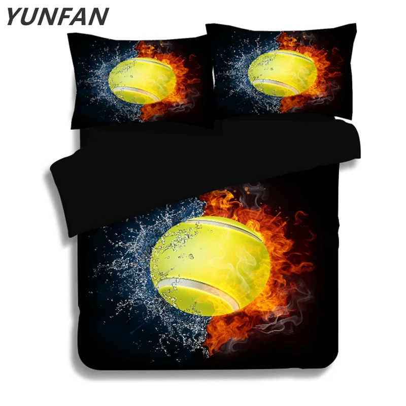 3D Bedding Set tennis Basketball Print Duvet cover set lifelike black fashion bedclothes with pillowcase bed set home Textiles
3D Bedding Set tennis Basketball Print Duvet cover set lifelike black fashion bedclothes with pillowcase bed set home Textiles