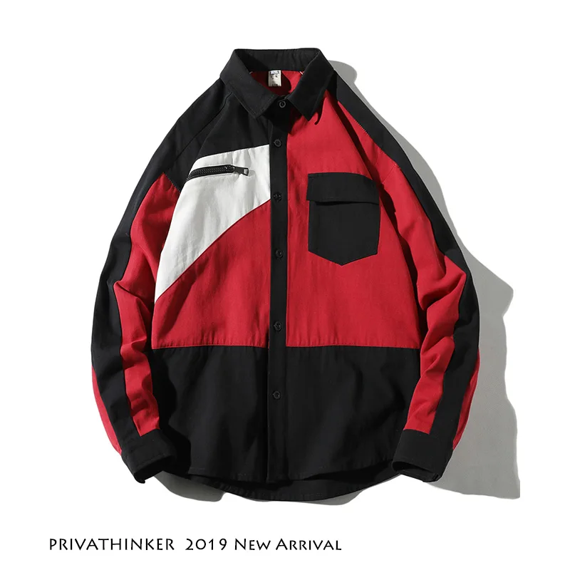 Japanese Streetwear Shirts Privathinker Men Fashion 2021 Mens Harajuku Color Block Clothes Male Vintage Zipper Shirts Plus Size
Japanese Streetwear Shirts Privathinker Men Fashion 2021 Mens Harajuku Color Block Clothes Male Vintage Zipper Shirts Plus Size