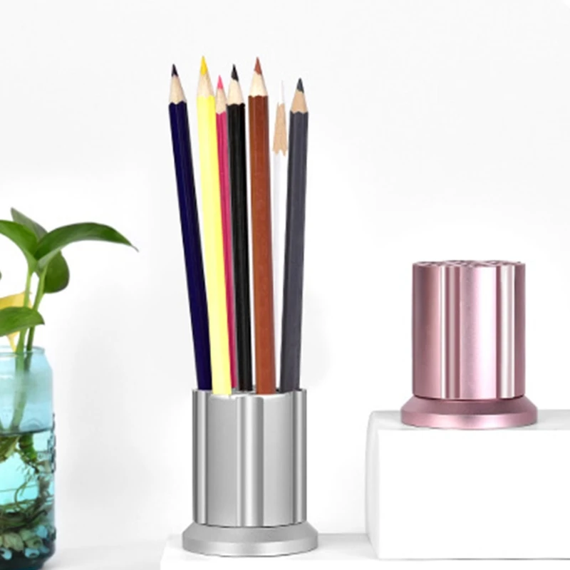 R91A Creative Barrel-shaped Pen Holder 360° Rotatable Art Supply Organizer 7-holes Pen Display Holder Cosmetic Brush Holders
R91A Creative Barrel-shaped Pen Holder 360° Rotatable Art Supply Organizer 7-holes Pen Display Holder Cosmetic Brush Holders