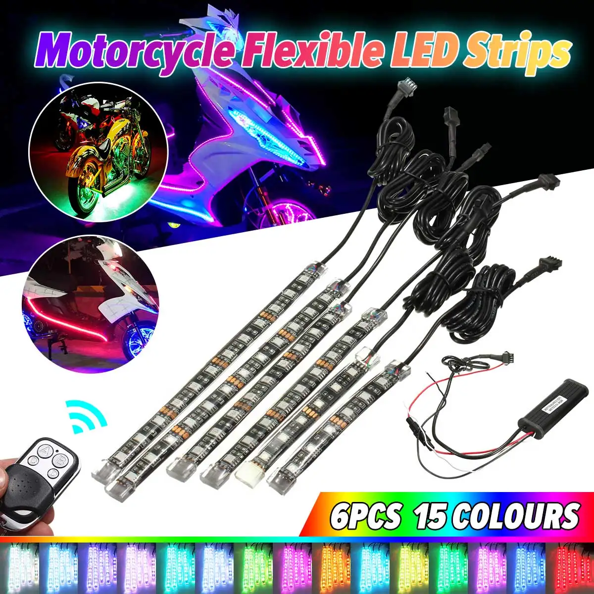 6 шт. мотоциклетные светодиодный неон полосы лампы RGB многоцветный под свечение светильник s удаленный Управление светодиодный автомобиль д...
6 шт. мотоциклетные светодиодный неон полосы лампы RGB многоцветный под свечение светильник s удаленный Управление светодиодный автомобиль д...