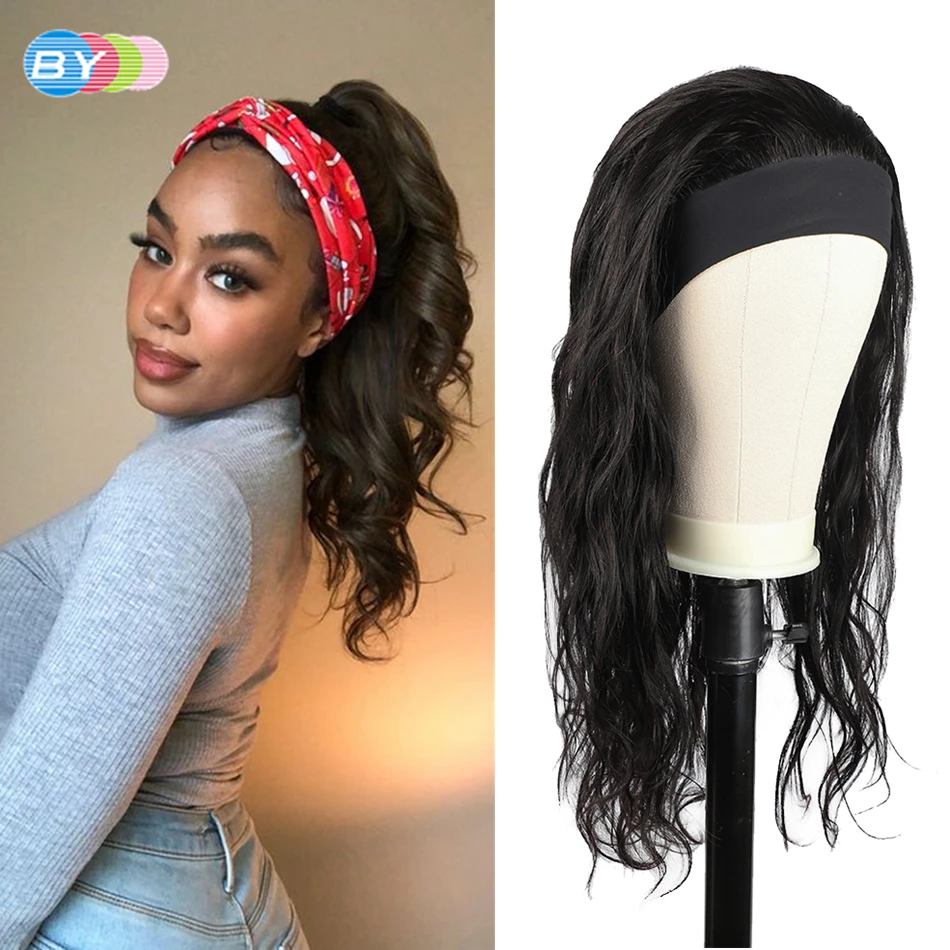 Natural Wave Headband Wig Brazilian Natural Color 180% Density BY HAIR Wet and Wavy Human Hair Wigs Scarf Wig Remy Hair
Natural Wave Headband Wig Brazilian Natural Color 180% Density BY HAIR Wet and Wavy Human Hair Wigs Scarf Wig Remy Hair