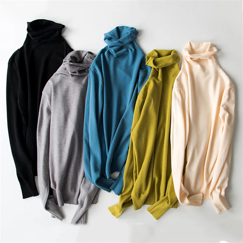 Женский свитер с высоким воротником, сезон осень-зима, облегающий эластичный вязаный пуловер, Женский Повседневный однотонный топ, рубашка
Женский свитер с высоким воротником, сезон осень-зима, облегающий эластичный вязаный пуловер, Женский Повседневный однотонный топ, рубашка