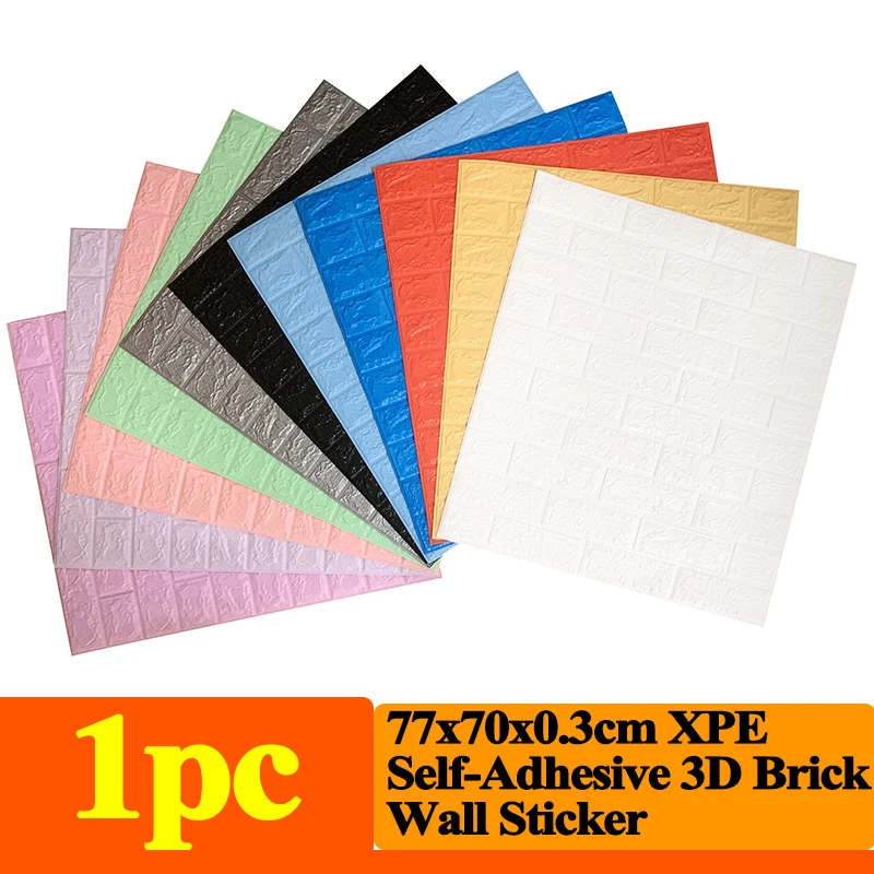 1 шт., декоративные кирпичные 3D-наклейки на стену, 77x70x0,3 см 
1 шт., декоративные кирпичные 3D-наклейки на стену, 77x70x0,3 см