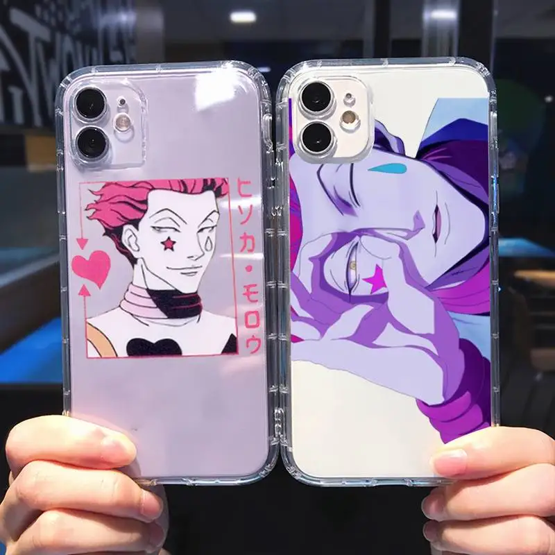 Роскошный чехол для телефона Hisoka Anime Hunter X прозрачный iPhone 11 12 mini pro XS MAX 8 7 6 6S Plus 5S SE