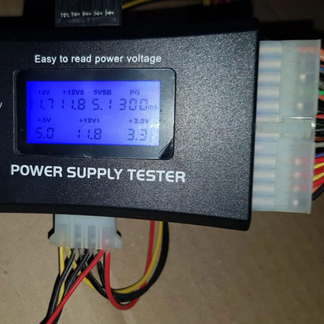 PC computer electronic ATX power supply DC digital voltmeter 12v voltage tester detection tool | Инструменты