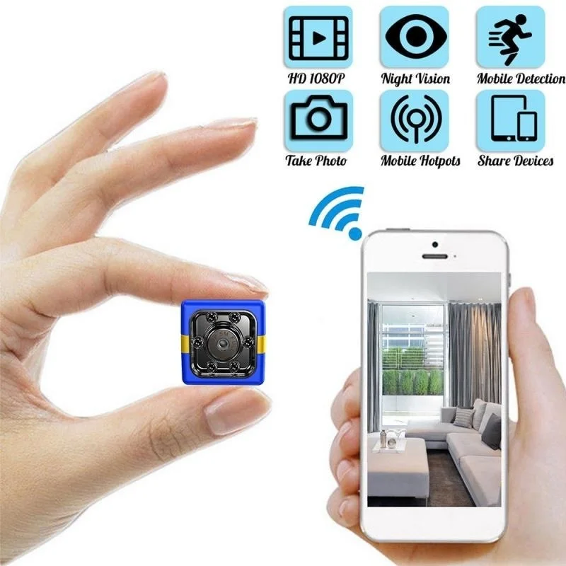 Motion Sensing Micro Camera 1080p HD Mini Infrared Night Vision Camera Long Distance Security Monitoring Camera
Motion Sensing Micro Camera 1080p HD Mini Infrared Night Vision Camera Long Distance Security Monitoring Camera