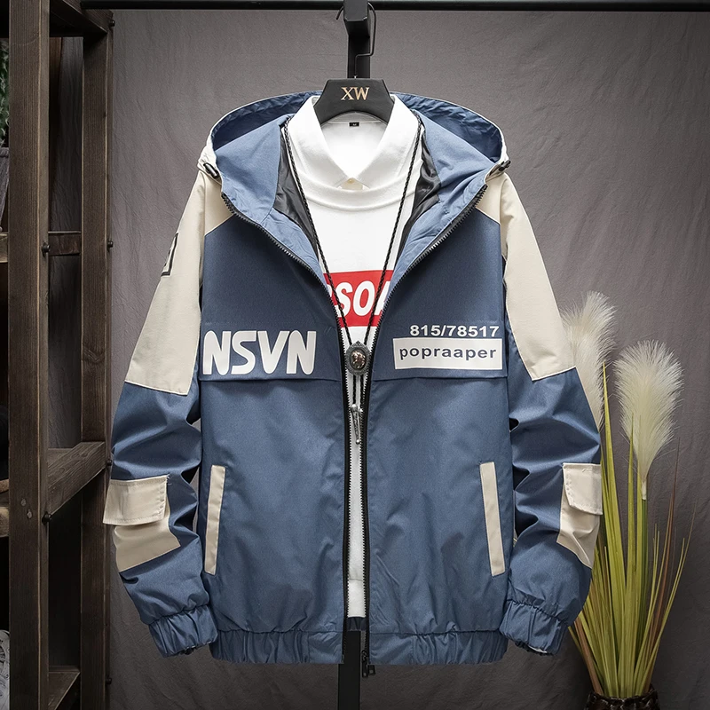 Men Multi-Pocket Cargo Jackets Hooded Tracksuit Coats Multi Pocket Hip Hop Stand Collar Pullover Jacket Male Windbreaker
Men Multi-Pocket Cargo Jackets Hooded Tracksuit Coats Multi Pocket Hip Hop Stand Collar Pullover Jacket Male Windbreaker