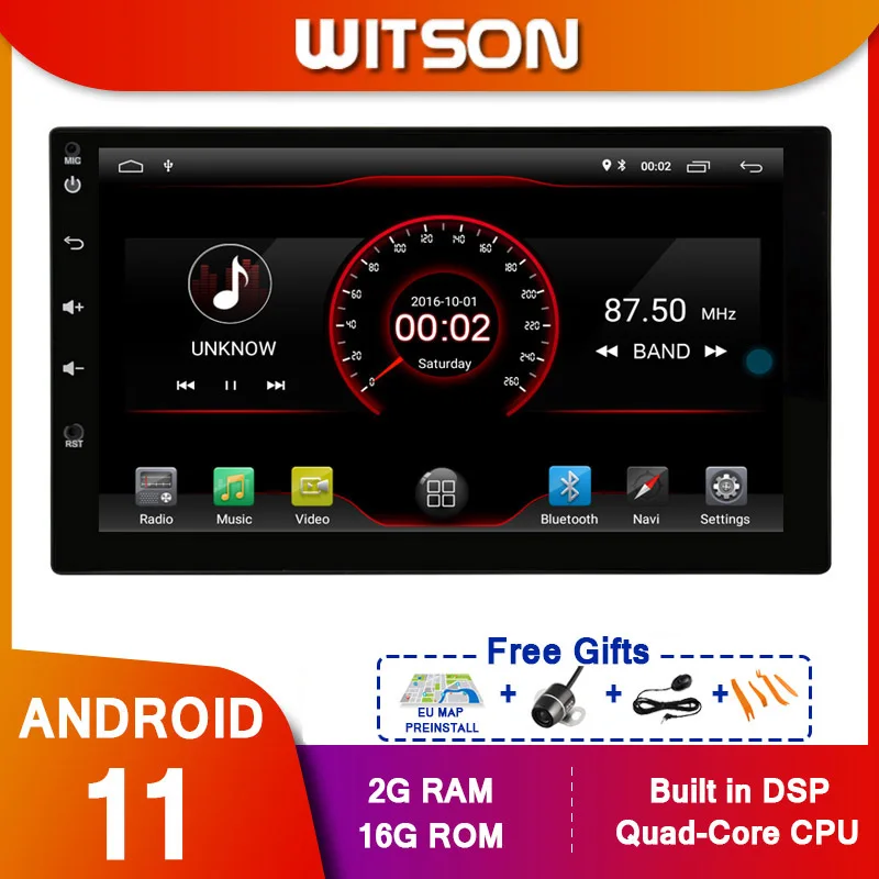 WITSON Car Multimedia Player Stereo GPS DVD Radio Navigation Android Screen Android 11 For Universal Double Din DVD Player
WITSON Car Multimedia Player Stereo GPS DVD Radio Navigation Android Screen Android 11 For Universal Double Din DVD Player