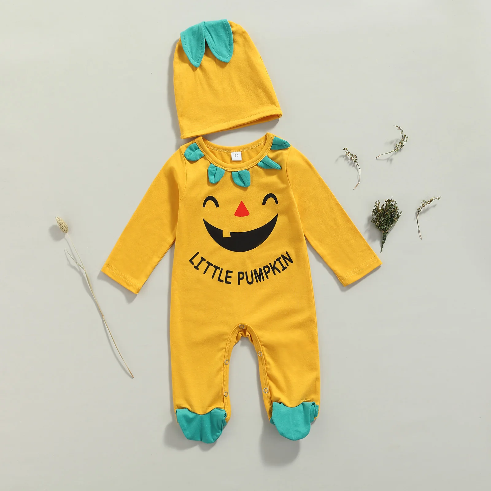 Комбинезон с капюшоном для детей 0-12 месяцев, наряды на Хэллоуин, с длинным рукавом, с буквенным принтом, комплект одежды
Комбинезон с капюшоном для детей 0-12 месяцев, наряды на Хэллоуин, с длинным рукавом, с буквенным принтом, комплект одежды