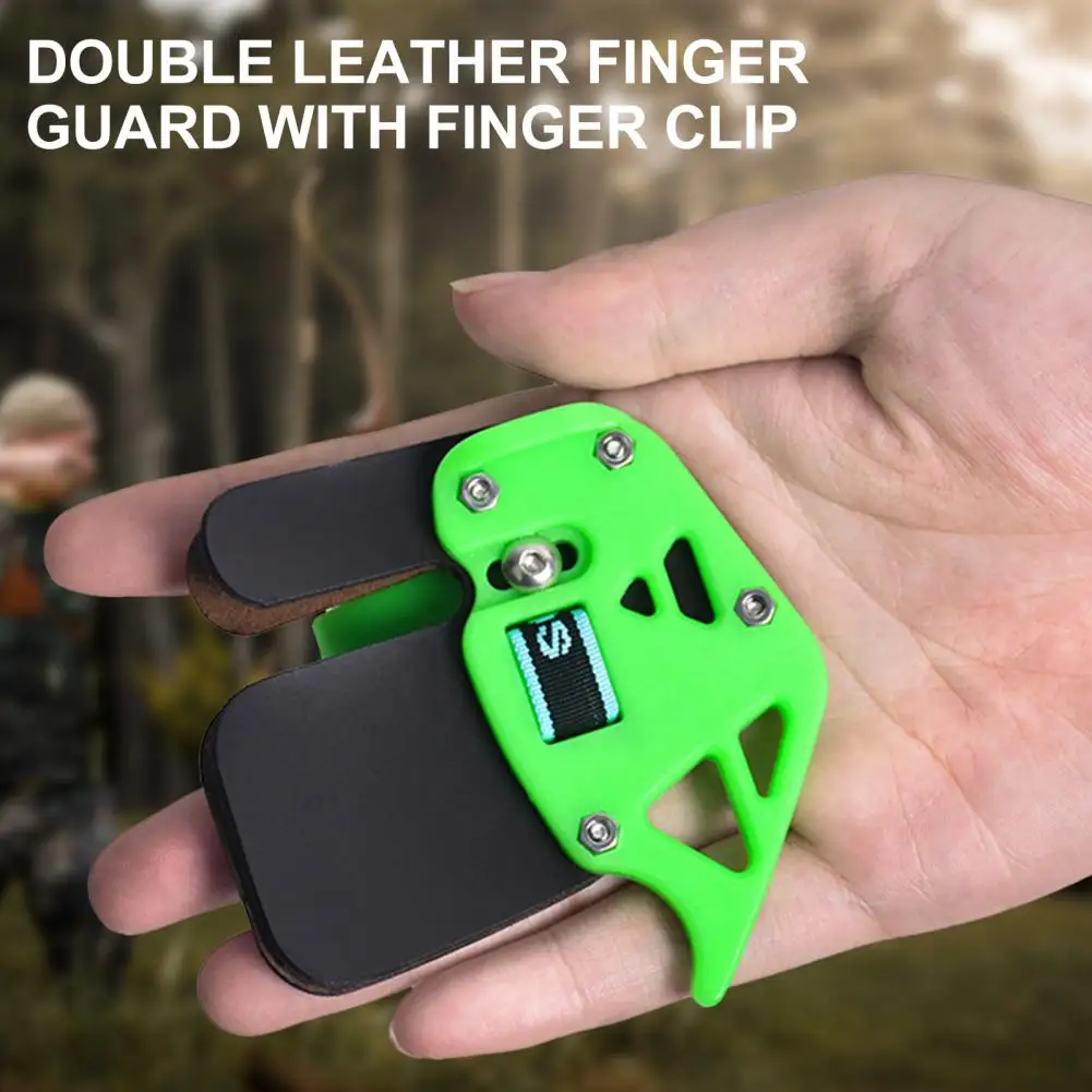 Archery Finger Guard Wear-Resisting Adjustable Ergonomic Design Right Hand ABS Plate Archery Finger Tab for Recurve Bow Hunting 
Archery Finger Guard Wear-Resisting Adjustable Ergonomic Design Right Hand ABS Plate Archery Finger Tab for Recurve Bow Hunting