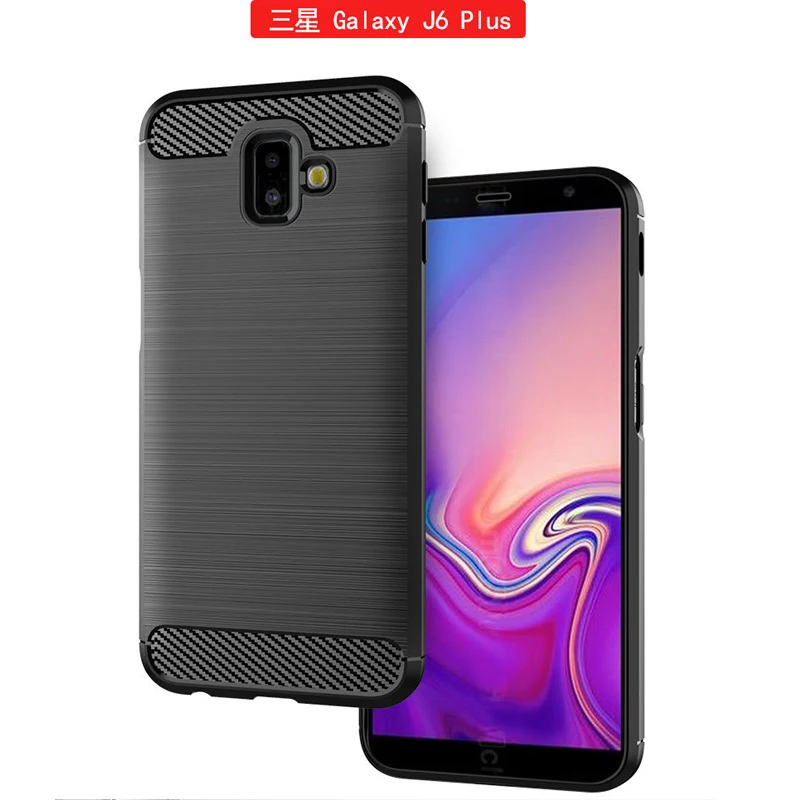 1 шт. матовый силиконовый мягкий чехол для телефона Samsung Galaxy J6 plus 5 мм ультратонкий