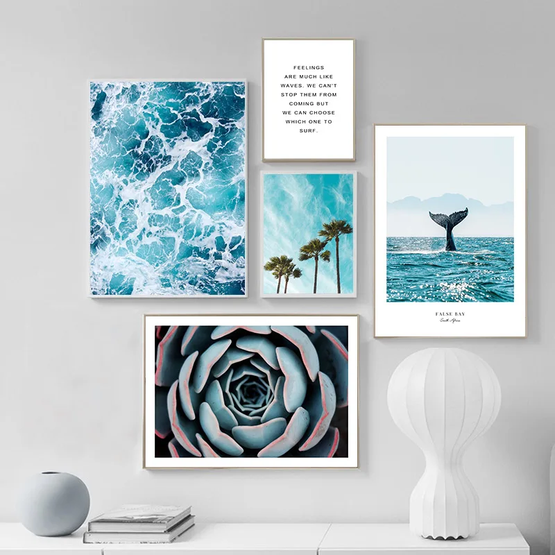 Succulent Plant Ocean Picture Scandinavian Poster Nordic Scenery Wall Art Canvas Print Painting Modern Home Room Decoration
Succulent Plant Ocean Picture Scandinavian Poster Nordic Scenery Wall Art Canvas Print Painting Modern Home Room Decoration