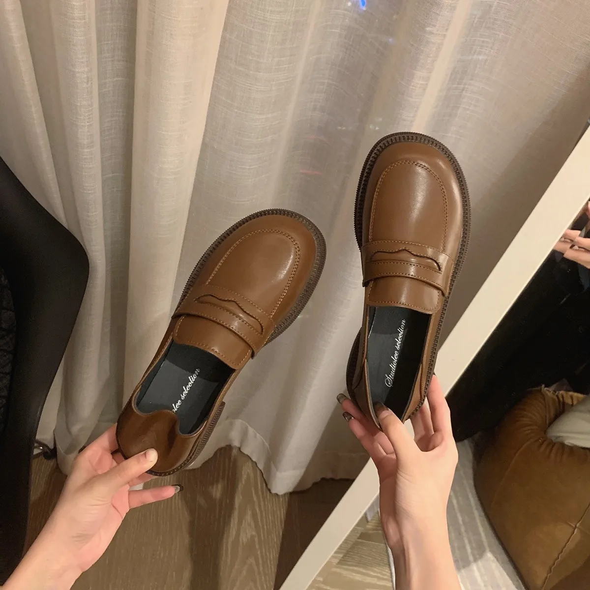 Women Girls Lolita Japanese School Students Uniform Shoes Uwabaki JK Round Toe Cosplay Med Heels
Women Girls Lolita Japanese School Students Uniform Shoes Uwabaki JK Round Toe Cosplay Med Heels