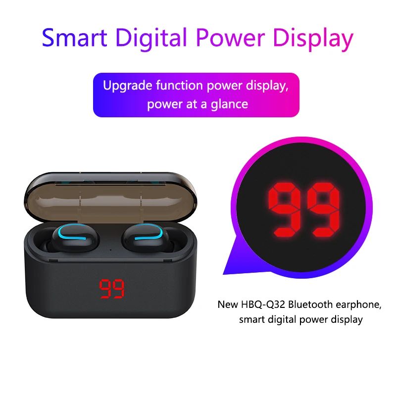 TWS-наушники HBQ с поддержкой Bluetooth 5 0 и микрофоном |