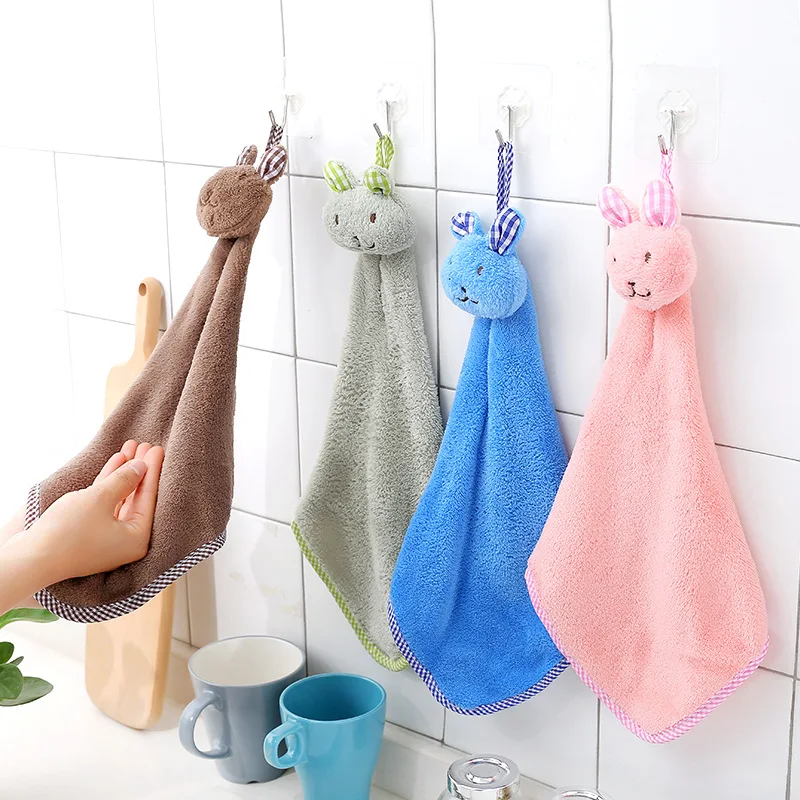 Cute Bunny Towel Hand Towel Hanging Coral Fleece Home Clean Soft Super Absorbent Breathable Quick Dry Kitchen Bathroom Household
Cute Bunny Towel Hand Towel Hanging Coral Fleece Home Clean Soft Super Absorbent Breathable Quick Dry Kitchen Bathroom Household