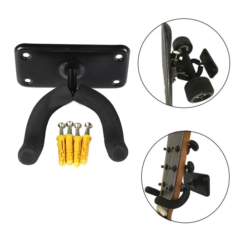 11*5.5cm Guitar Long-Board Wall Hanger Mount Display Rack Home Shop Organizer Holder Metal Support Skate Board Accessories
11*5.5cm Guitar Long-Board Wall Hanger Mount Display Rack Home Shop Organizer Holder Metal Support Skate Board Accessories