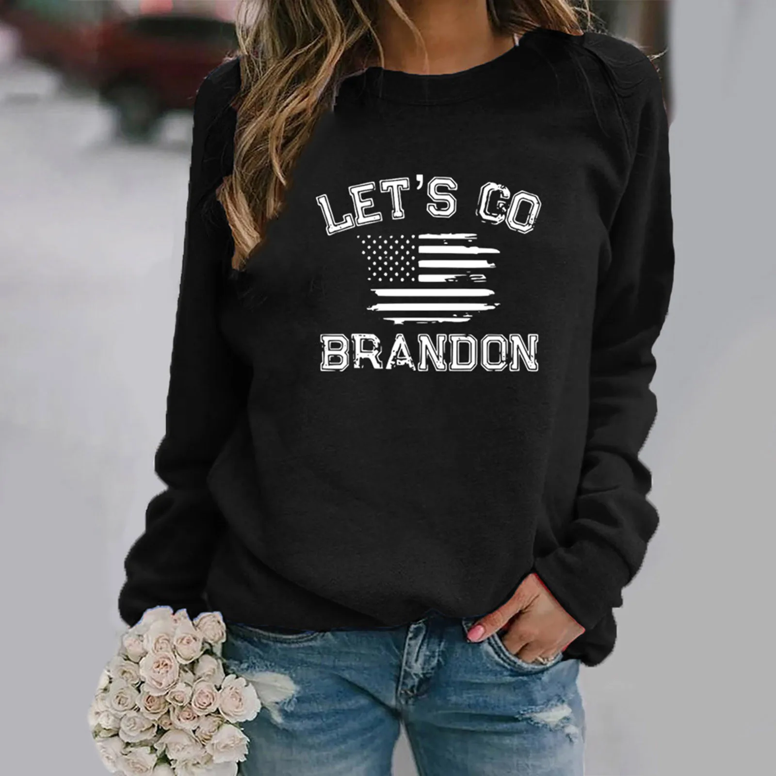 Harajuku Hoodies Oversized Hoodie Women's Sweatshirt Spoof Let’s Go Brandon Conservative Printed Us Flag Streetwear Hoodie Top
Harajuku Hoodies Oversized Hoodie Women's Sweatshirt Spoof Let’s Go Brandon Conservative Printed Us Flag Streetwear Hoodie Top