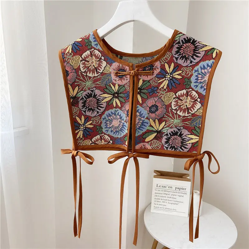 Women Vests Embroidery National Style Female Crop Tops Vintage Stylish Casual All-match Elegant Temperament Lace-up Streetwear
Women Vests Embroidery National Style Female Crop Tops Vintage Stylish Casual All-match Elegant Temperament Lace-up Streetwear
