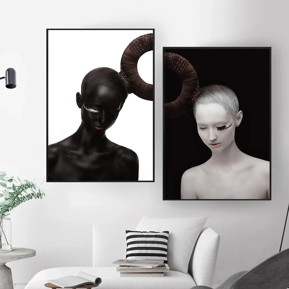 Nordic Black and White Art Canvas Painting Angels and Demons Posters and Prints Wall Art Picture Living Room Cuadros Home Decor
Nordic Black and White Art Canvas Painting Angels and Demons Posters and Prints Wall Art Picture Living Room Cuadros Home Decor