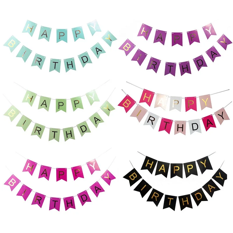 Happy Birthday Garland Baby Shower Kids Birthday Decoration Paper Hanging Bunting Banners String Streamer Flags Party Supplies
Happy Birthday Garland Baby Shower Kids Birthday Decoration Paper Hanging Bunting Banners String Streamer Flags Party Supplies