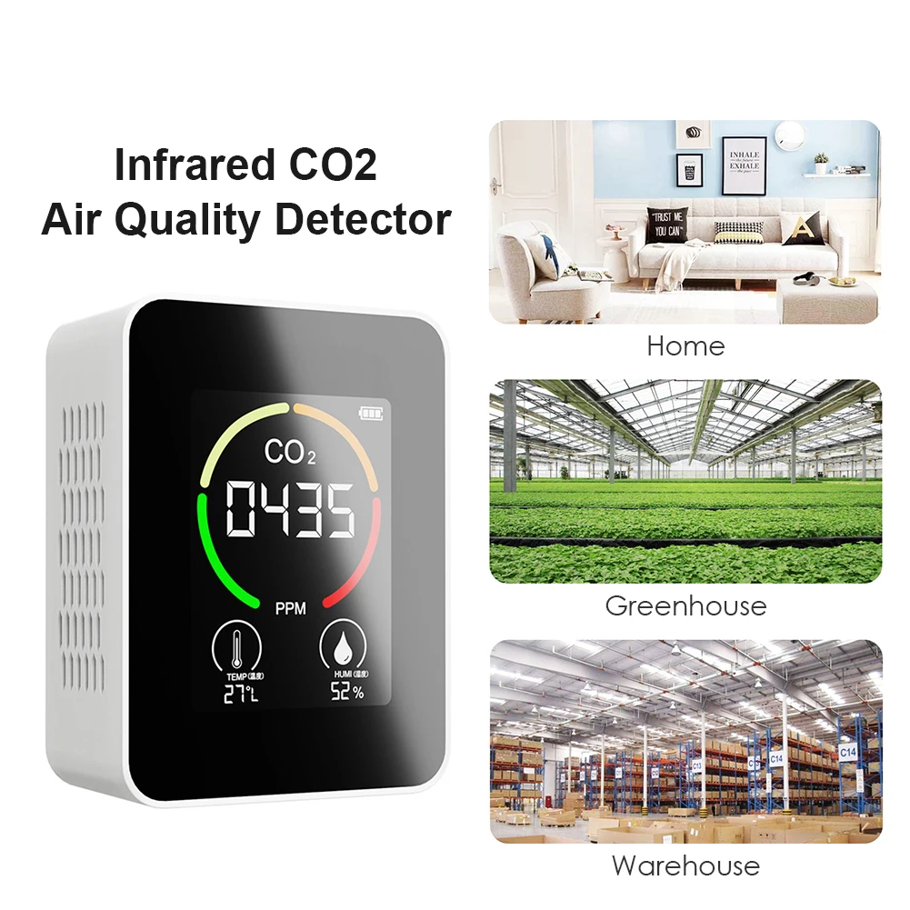 Внутренний датчик CO2, цифровой датчик CO2, Интеллектуальный анализатор качества воздуха, бытовой детектор загрязнения воздуха
Внутренний датчик CO2, цифровой датчик CO2, Интеллектуальный анализатор качества воздуха, бытовой детектор загрязнения воздуха