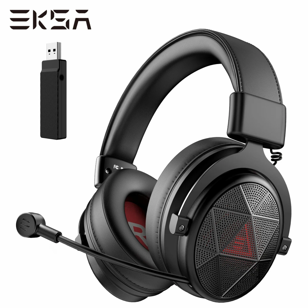 Беспроводные наушники EKSA E910 5 8 ГГц игровые с микрофоном для PS4/ПК/ТВ игровая
