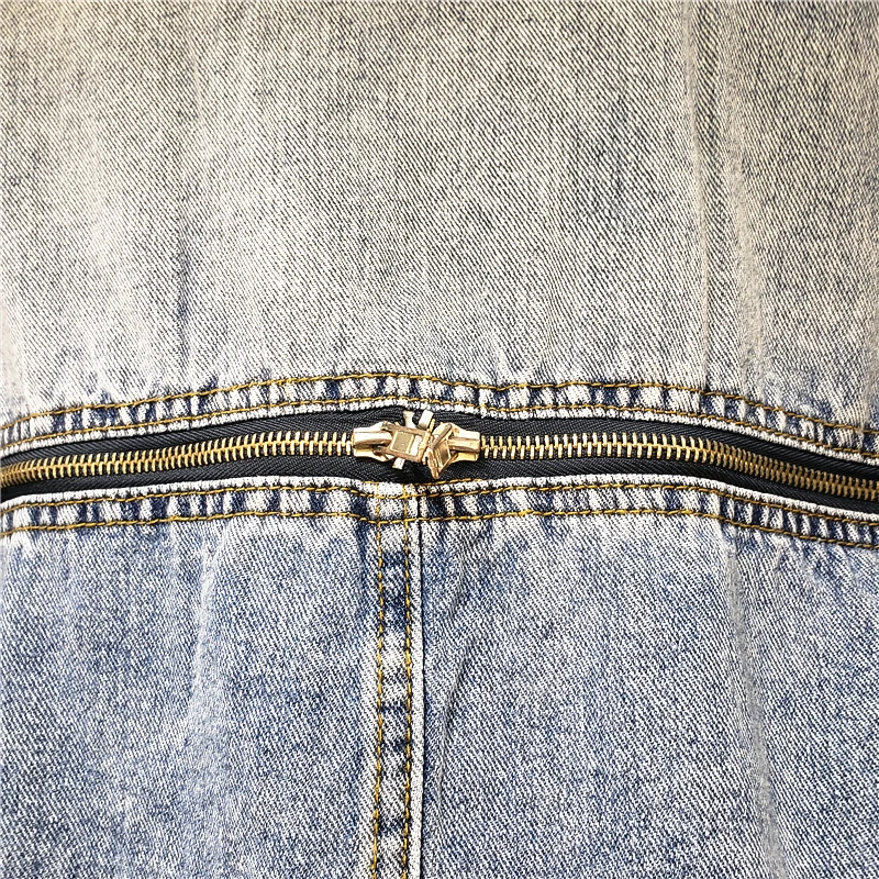 2019 Autumn New Retro Back Zipper Jeans Coat Women's Loose Do Old Cowboy Jacket Student Leisure Denim Jacket
2019 Autumn New Retro Back Zipper Jeans Coat Women's Loose Do Old Cowboy Jacket Student Leisure Denim Jacket